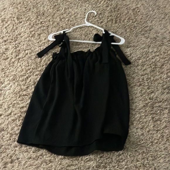 Black tie strap top - Picture 2 of 4